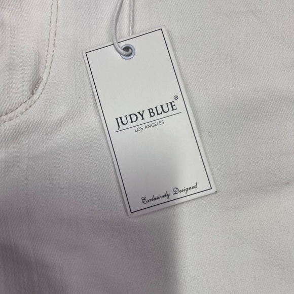 👖NWT🤩 |•JUDY BLUE•| Mid Rise Relaxed Fit Braided Racer Stripe Jeans Size 14W👖 - Picture 6 of 12
